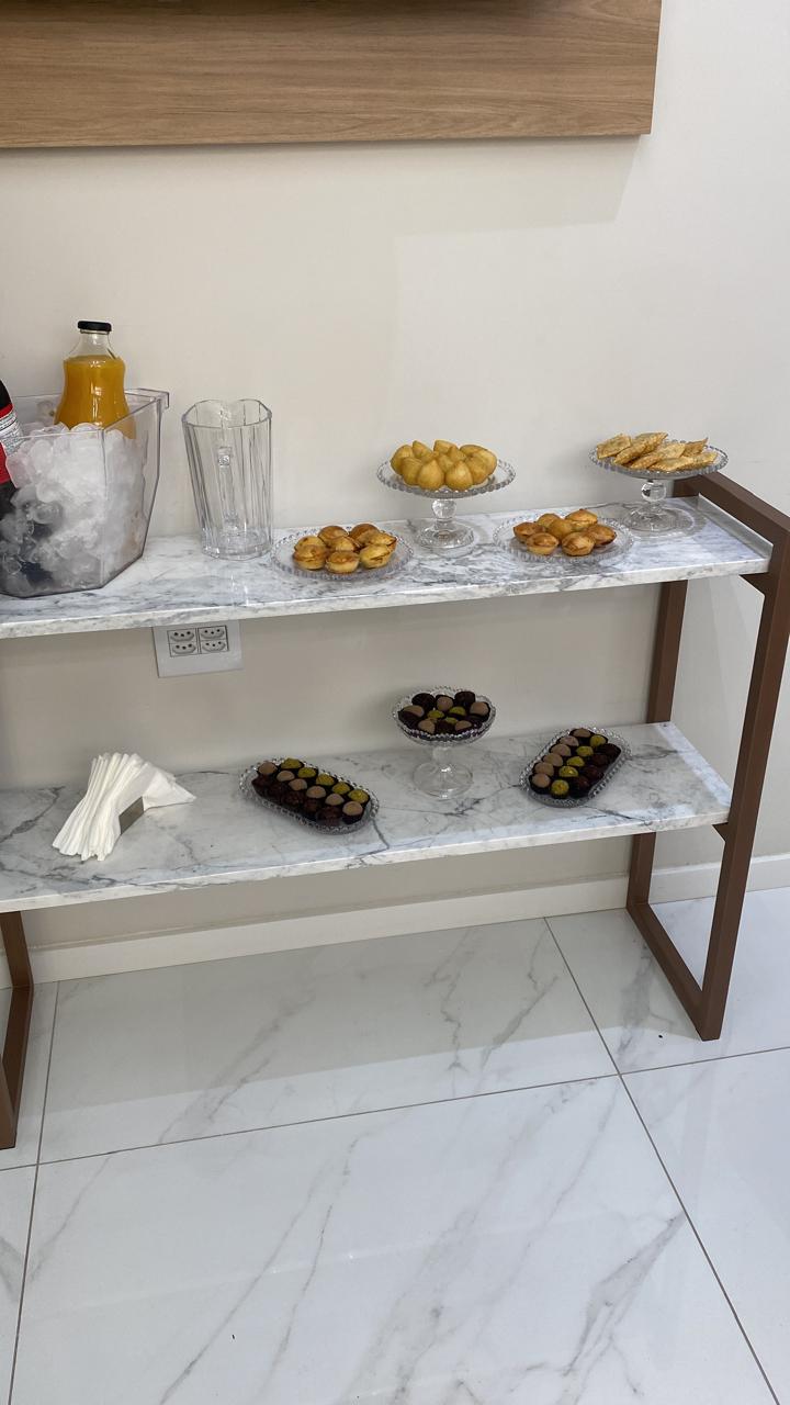 Detalhe de acolhimento preparado para pacientes da Odonto Levek