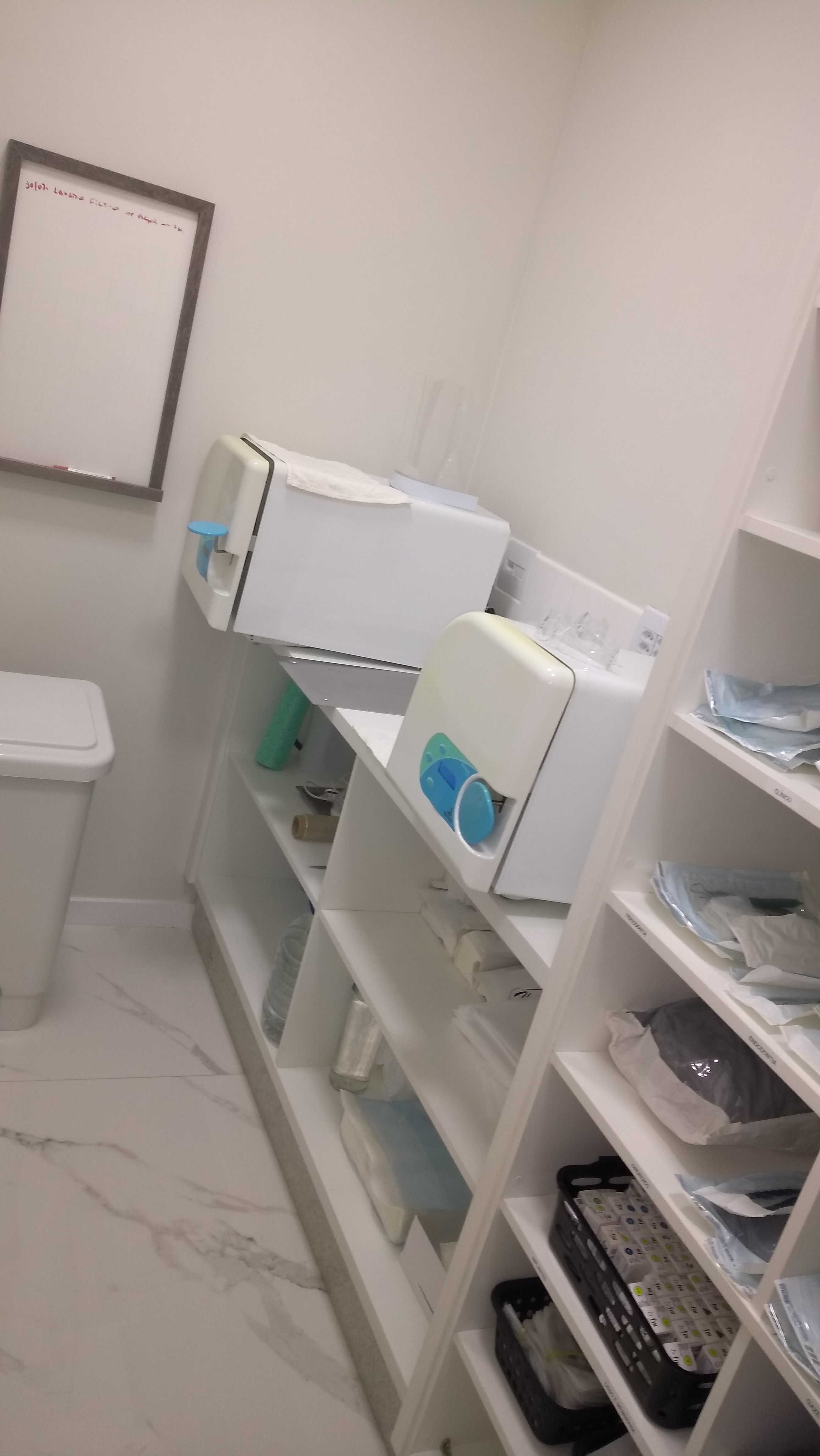 Espaço de esterilização da Odonto Levek