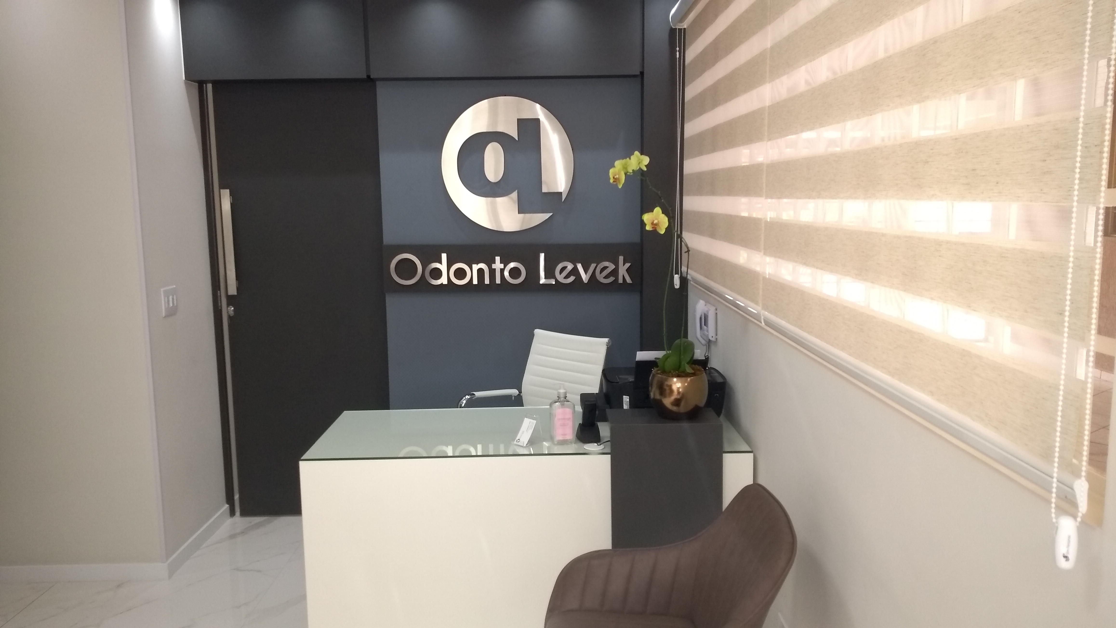 Recepção da clínica Odonto Levek
