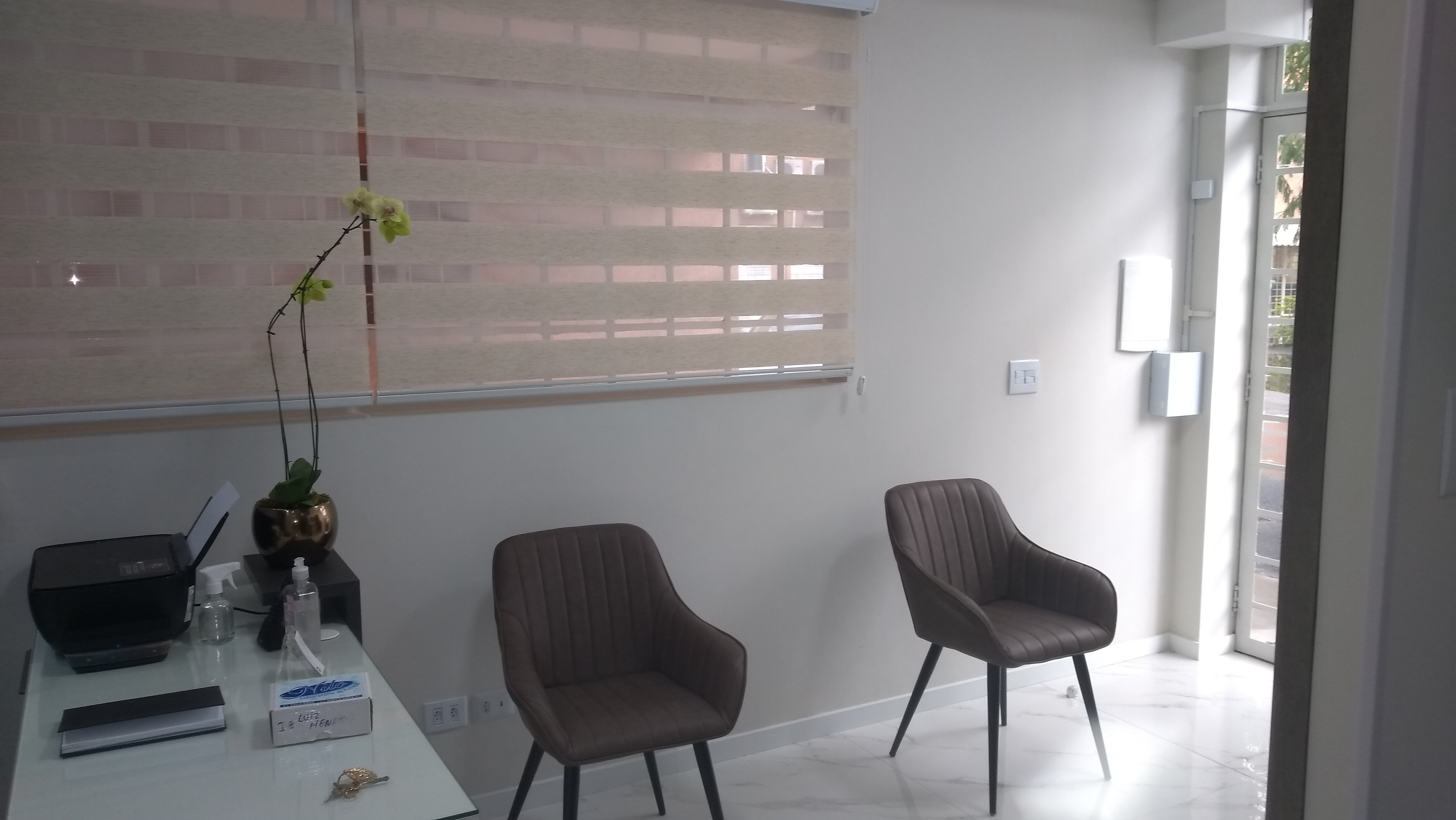 Recepção e sala de espera da Odonto Levek